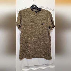 Nike Men’s L Grey Cotton T-Shirt — Short Sleeve Activewear Streetwear, NWOT